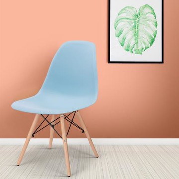 【E-home】EMS北歐經典造型餐椅 藍色