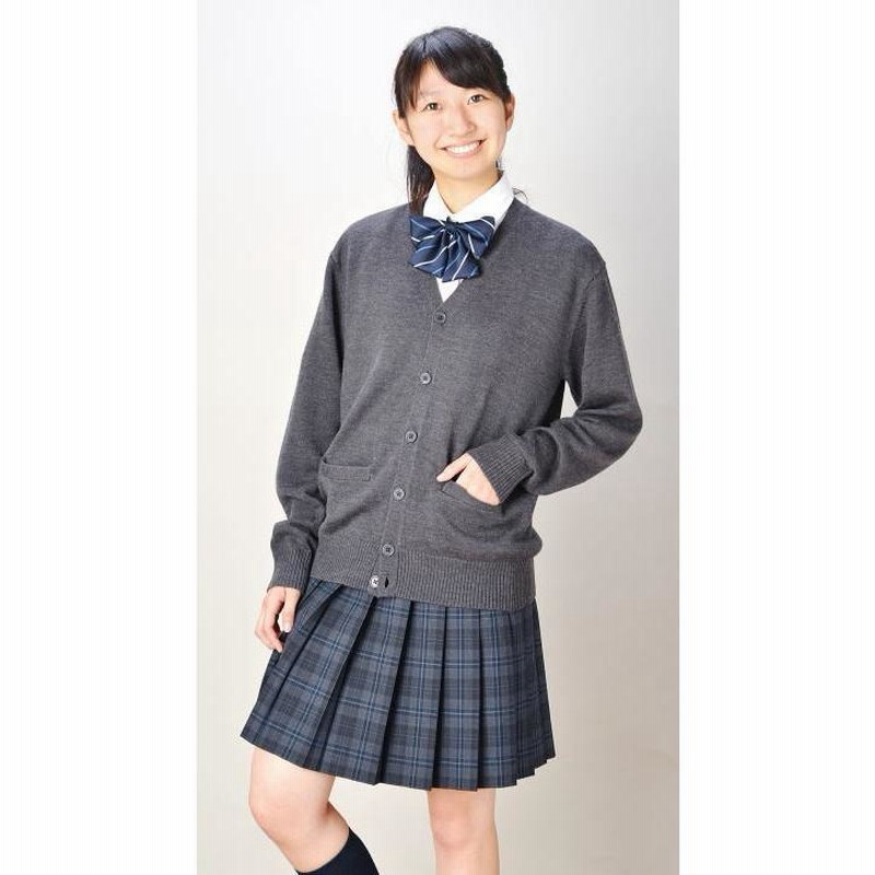 男女兼用　スクールカーディガン　ウール混　黒　紺　チャコールグレー　スクールニット　SCHOOL scene　スクールシーン/学生/制服 男女兼用 スクールカーディガン ウール混 黒 紺