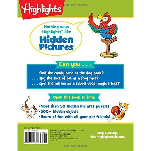 Pet Puzzles (Highlights  Sticker Hidden Pictures