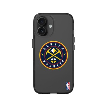 iPhone 16 Clear (相機按鈕) 酷墨灰 - NBA - Logo-丹佛金塊 Denver Nuggets