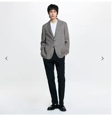 【HAZZYS】男款摩卡棕微紋理休閒西裝外套