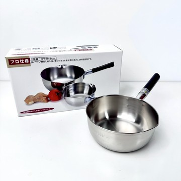 [竹井] 燕三條 18cm 316不鏽鋼專業級三層鋼雪平鍋（含刻度)