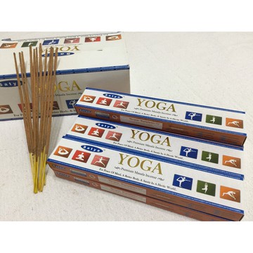 [綺異館] 印度線香 賽巴巴 瑜珈 舒緩身心 Satya YOGA Premium 特級系列 高品質香氛