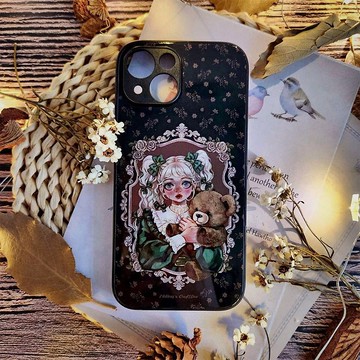 聯名 Zihling 熊熊布偶 防摔手機殼 ZLAD05