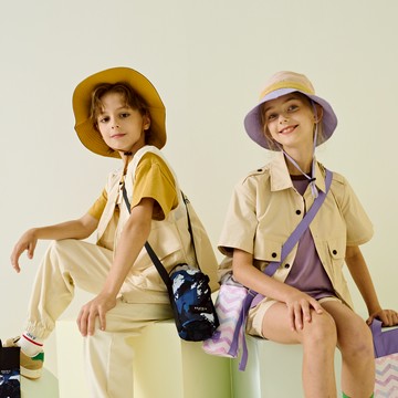 美國 BEATRIX NEW YORK LITE系列-防潑水水壺袋 - 波浪紫