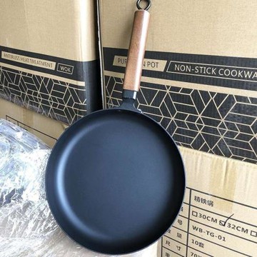 出口日本平底鐵鍋家用鐵鍋煎蛋鍋平底煎盤不粘鍋外貿貨通用微直銷
