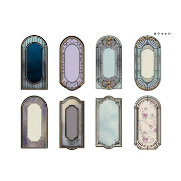 【9 月新品】20-147-0402 裁切紙 幻想復古浪漫喫茶