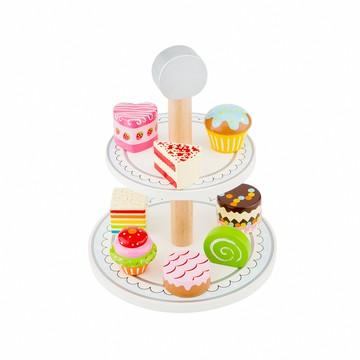 【出清特惠】New Classic Toys 荷蘭木製英式公主下午茶蛋糕組