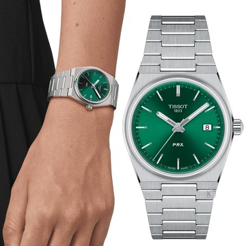 TISSOT 天梭錶官方授權(T1372101108100) PRX 40 205 復古新浪潮時尚腕錶