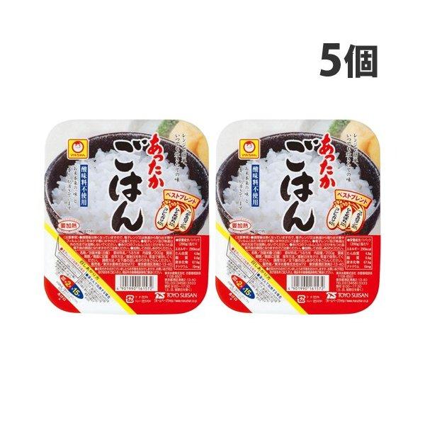 東洋水産 あったかごはん 200g×5個 お米 インスタント 電子レンジ うるち米 レトルト食品 米