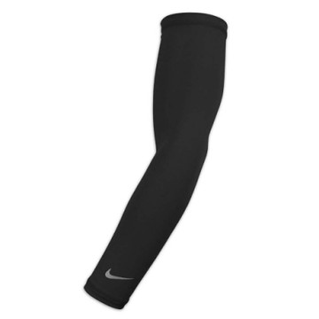 NIKE 臂套-防曬 自行車 袖套 黑銀