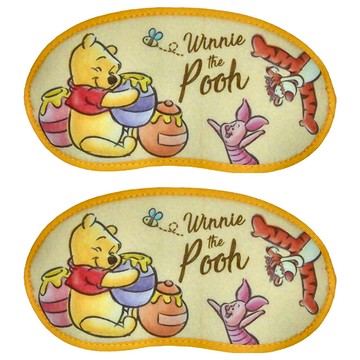 Winnie the Pooh 小熊維尼 可愛眼罩 Set 2入  蜂蜜維尼家族 黃色  21 x 9cm