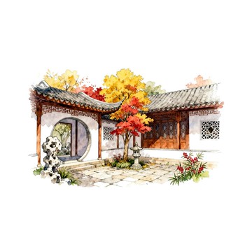 楓風亭樓 PET 紙膠帶