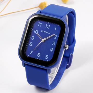 方形手表女學生男生韓版潮流氣質顯白小眾初中高中兒童表防水ins