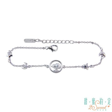 【甜蜜約定2SWEET】星願成真史努比Snoopy純銀手鍊