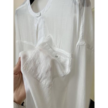 薄款襯衫女2025夏裝新款慵懶風寬松外搭襯衣輕薄上衣透視防曬衫潮