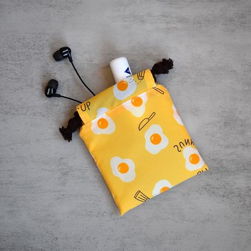 小束口袋/印章袋_荷包蛋