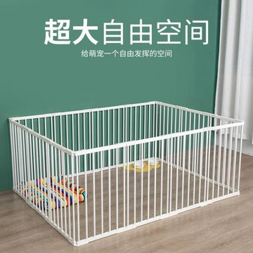 家用小型犬狗籠子隔離中寵物用品圍欄狗籠護欄門狗狗狗窩柵欄室內