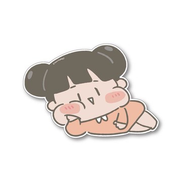 啾啾妹 造型滑鼠墊-慵懶中 墊腳石購物網