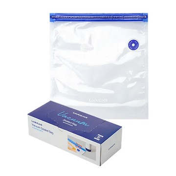 LocknLock 樂扣樂扣 頂級真空保鮮袋 C60  S(22 x 21cm)  10個  1盒