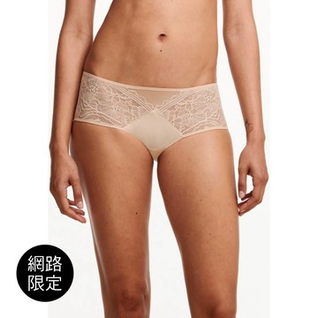 網路獨賣【Chantelle Easy Feel】平口內褲>XS-M>粉膚色(94240_01N)【Floral Touch】