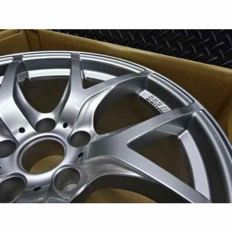 SSR GTV03 18インチ 9.5J +22 114.3 5H グレアシルバー 2本