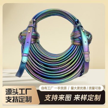跨境直供面條包包批發亞馬遜外貿爆款手提包包小眾氣質單肩斜跨包