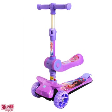 冰雪奇緣Frozen 滑板滑步車 DCA91062-Q (聖誕禮物電影授權愛莎安娜雪寶戶外運動親子休閒迪士尼)