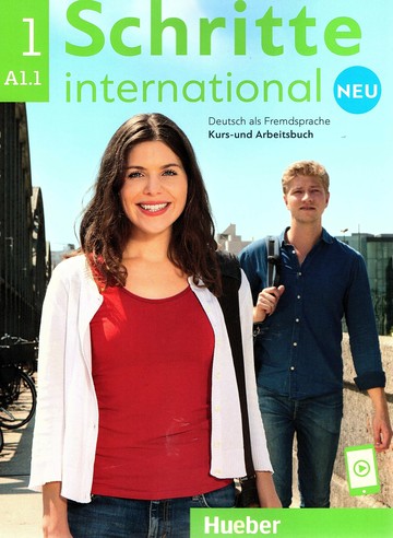 Schritte international neu 1(A1.1), Kursbuch+Arbeitsbuch (1版) Hueber 2022 Hueber