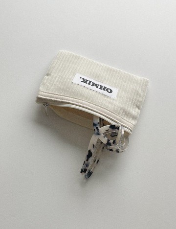 小包 001 香草白 (燈芯絨)