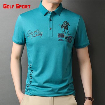 高爾夫短袖T恤速干高爾夫球服裝男POLO衫GOLF球衣服透氣男裝夏季