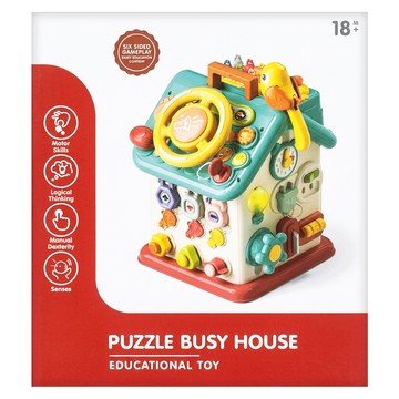 PLAYFUL TOYS 頑玩具 聲光益智忙碌屋  混和顏色  1個