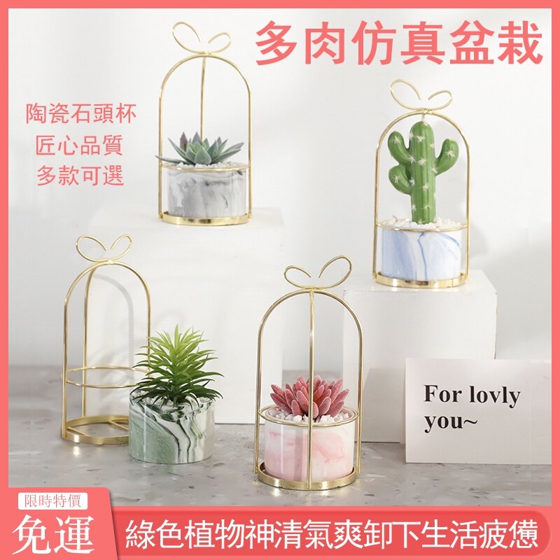 免運ins北歐多肉仿真植物仿真多肉植物假多肉植物仙人掌盆栽室內客廳綠植裝飾商業擺飾假花創意家居h5262 台灣樂天市場 Line購物