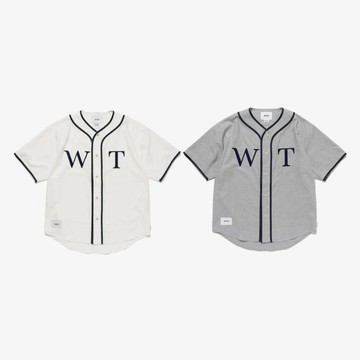 AirRoom正品 2026SS WTAPS LEAGUE / SS / COTTON. TWILL 刺繡 短袖 棒球衫