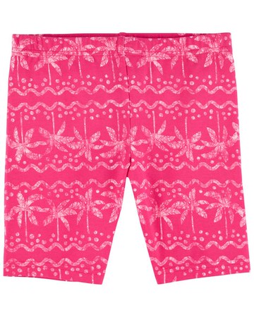 Kid Palm Tree Bike Shorts