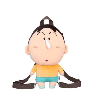 🍀臺灣出貨🍀PAPK DANCE日韓原創Jk背包獃萌卡通蠟筆小新小白狗公仔毛絨雙肩包