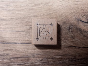 老屋窗花印章-富士山