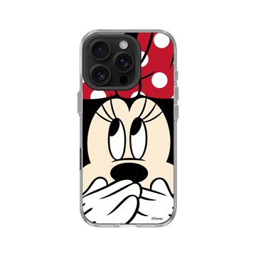 iPhone 16 Pro Clear Case（相機按鈕） 透明 - 迪士尼-米奇 Mickey - 米妮摀嘴