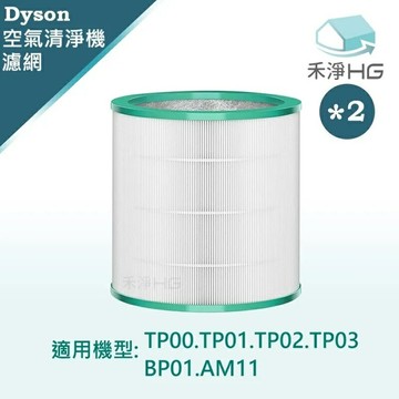 樂天獨賣【禾淨家用HG】Dyson TP00.TP01.TP02.TP03.AM11.BP01 空氣清淨機 HEPA濾網【雙入組】