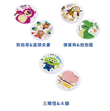 玩具總動員系列 天然珪藻土 圓杯墊 (2入/組)
