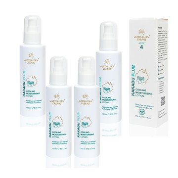 澳洲 G&M 卡卡度涼感潤膚乳液(4入組 150ml/瓶-專業級)