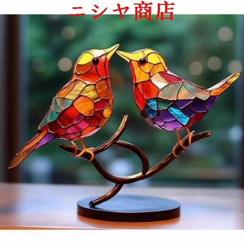 枝の上の鳥 アクリル 小鳥 置物 鳥 癒しグッズ 鳥のオブジェ 枝の上の鳥 アクリル 小鳥 置物 鳥 癒しグッズ 鳥のオブジェ