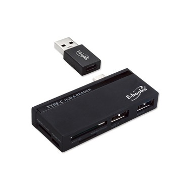 T42 Type C+USB3.0萬用雙介面OTG HUB讀卡機