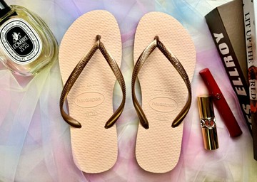 havaianas 哈瓦士 巴西人字拖 女款 Slim 粉 涼鞋 拖鞋 夾腳拖 海灘鞋＊夏日微風＊
