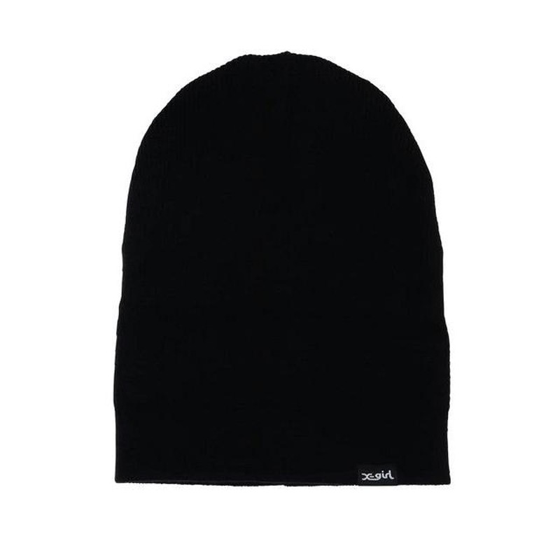 エックスガール X-GIRL 3WAY KNIT CAP 3ウェイ ロゴ ニット キャップ