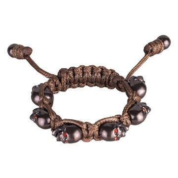 BOMBERG 炸彈錶 雪茄色骷髏咖啡色手環-S (JW-BRT-PBR.S13.3)