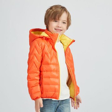 【JORDON 橋登】男女童裝 柔膚手感JIS90%羽絨外套