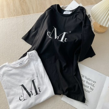 【MasCool】 MUCENT大LOGO上衣 短袖 短T 短踢 短袖踢 短TEE 韓國設計師品牌 韓國代購