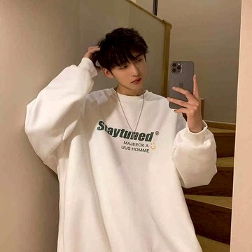 💥【免運】💥簡約百搭印花大學T 落肩薄款大學T 純棉重磅素面純色大學T 情侶長袖 上衣 大學T長袖 大學T 寬鬆休閒上衣