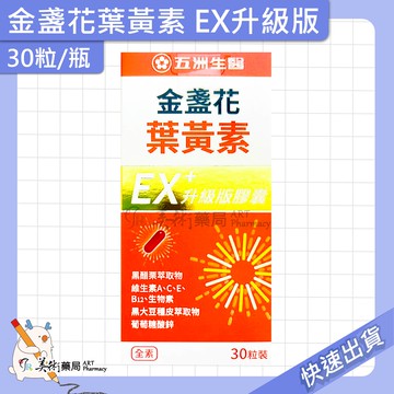 金盞花葉黃素 EX升級版膠囊 30粒/盒 多種維生素 五洲 美術藥局 公司貨